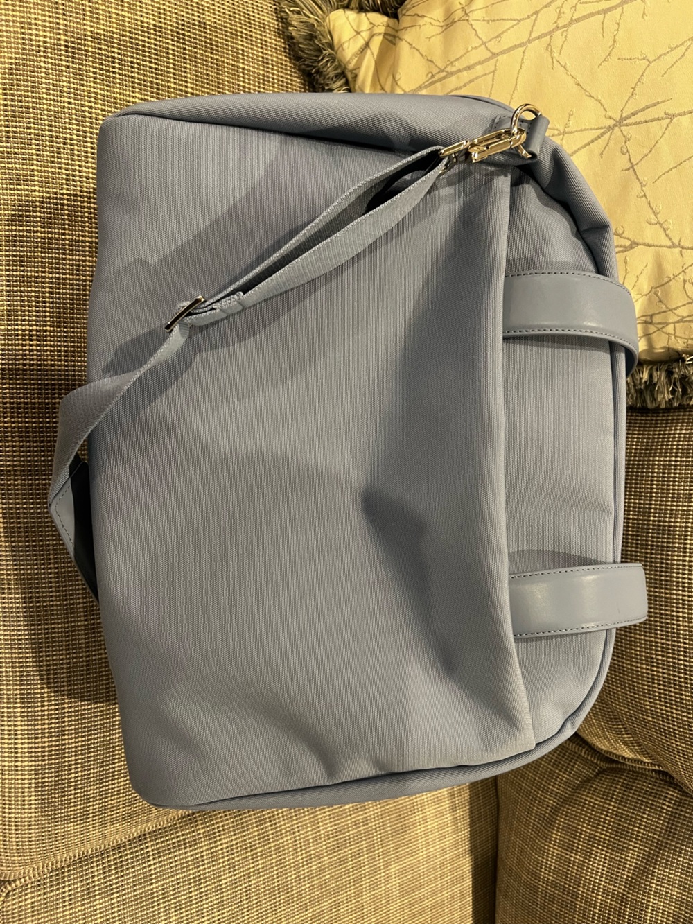 Beis The Duffle In Dusty Blue View 3